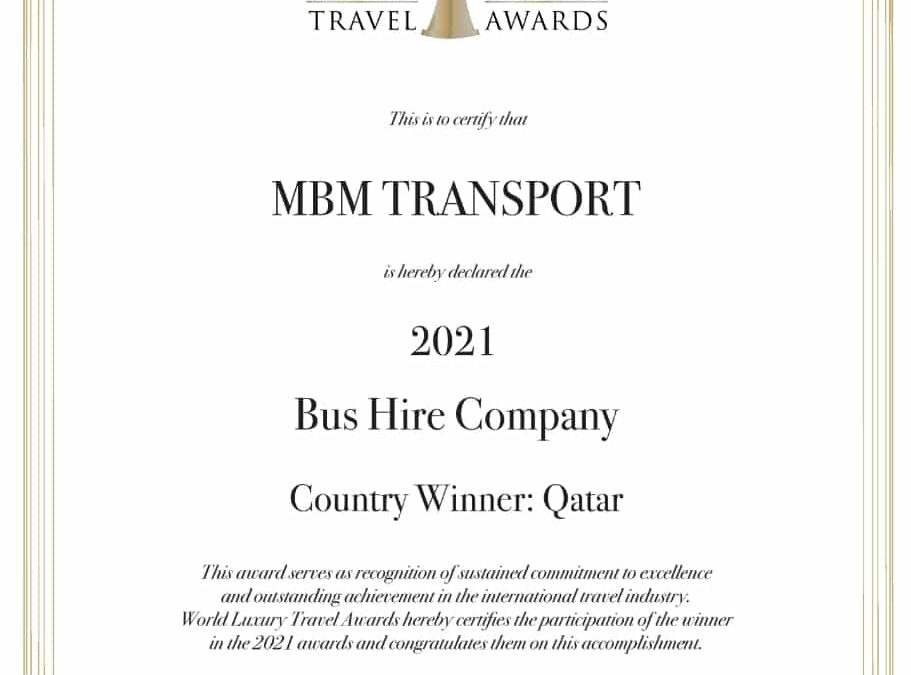 world luxury travel awards – best bus hire company in qatar 2021